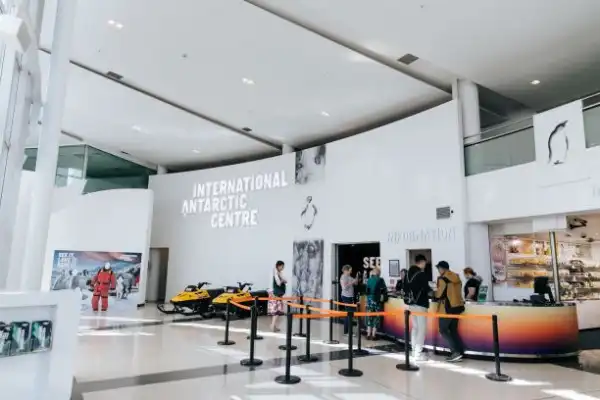 Reception area at the International Antarctic Centre